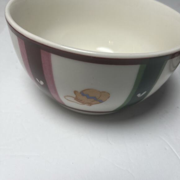 2 Pfaltzgraff Snow Bear Deep Soup/Cereal Bowls 5 1/2" x 3" Christmas Winter Fun - Picture 3 of 7